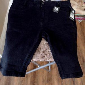 Men's XRay Stretch Black Denim Shorts W34